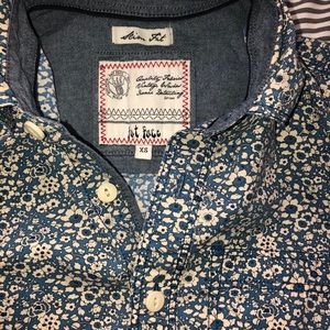 Mens Button up floral